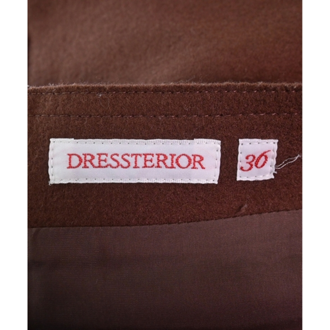 DRESSTERIOR(ドレステリア)のDRESSTERIOR ドレステリア ロング・マキシ丈スカート 36(S位) 茶 【古着】【中古】 レディースのスカート(ロングスカート)の商品写真