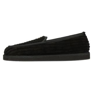 クロムハーツ(Chrome Hearts)のCHROME HEARTS クロムハーツ Dagger Slippers ダガー装飾 コーデュロイ スリッパ スリッポン ブラック(その他)