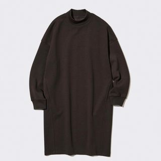 ユニクロ(UNIQLO)のUNIQLO ドライスウェットコクーンワンピース(ひざ丈ワンピース)