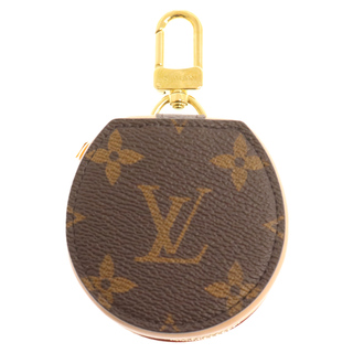 ルイヴィトン(LOUIS VUITTON)のLOUIS VUITTON ルイヴィトン エテュイ イヤホンケース サークル モノグラム キーホルダー ブラウン GI0495(その他)