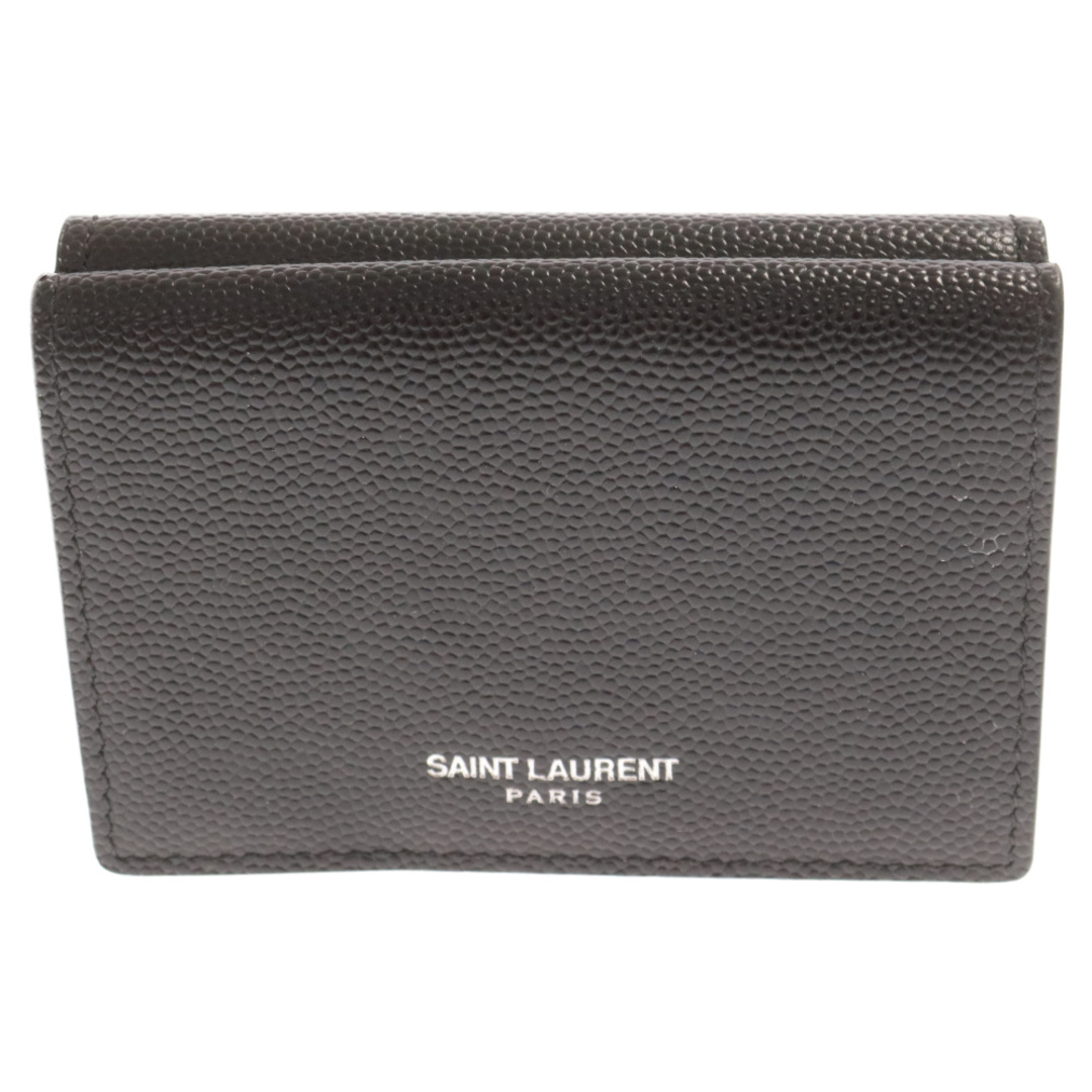 Saint Laurent(サンローラン)のSAINT LAURENT PARIS サンローランパリ コンパクトウォレット 459784 ブラック レザー メンズのファッション小物(折り財布)の商品写真