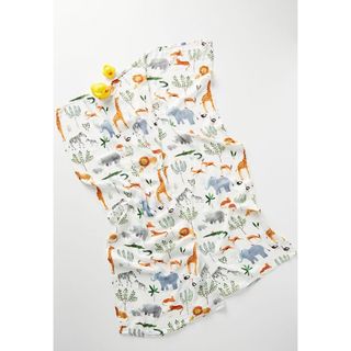 ★Anthropologie★Babyへ贈物★おくるみブランケット　Safari