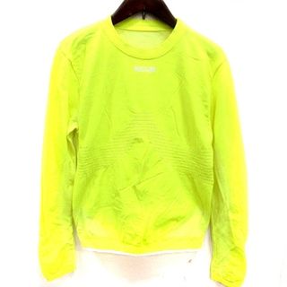 エムエスジイエム(MSGM)のエムエスジーエム MSGM カットソー Uネック 長袖 M 黄色 イエロー (カットソー(長袖/七分))