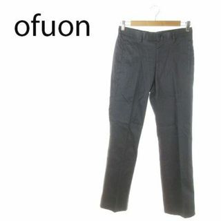 オフオン(OFUON)のオフオン ストレートパンツ コットン 46 グレー 220325AO5A(カジュアルパンツ)