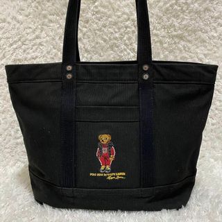 ラルフローレン(Ralph Lauren)の【超人気！】ポロベア  トートバッグ　肩掛け　キャンバス　ラルフローレン　A4可(トートバッグ)