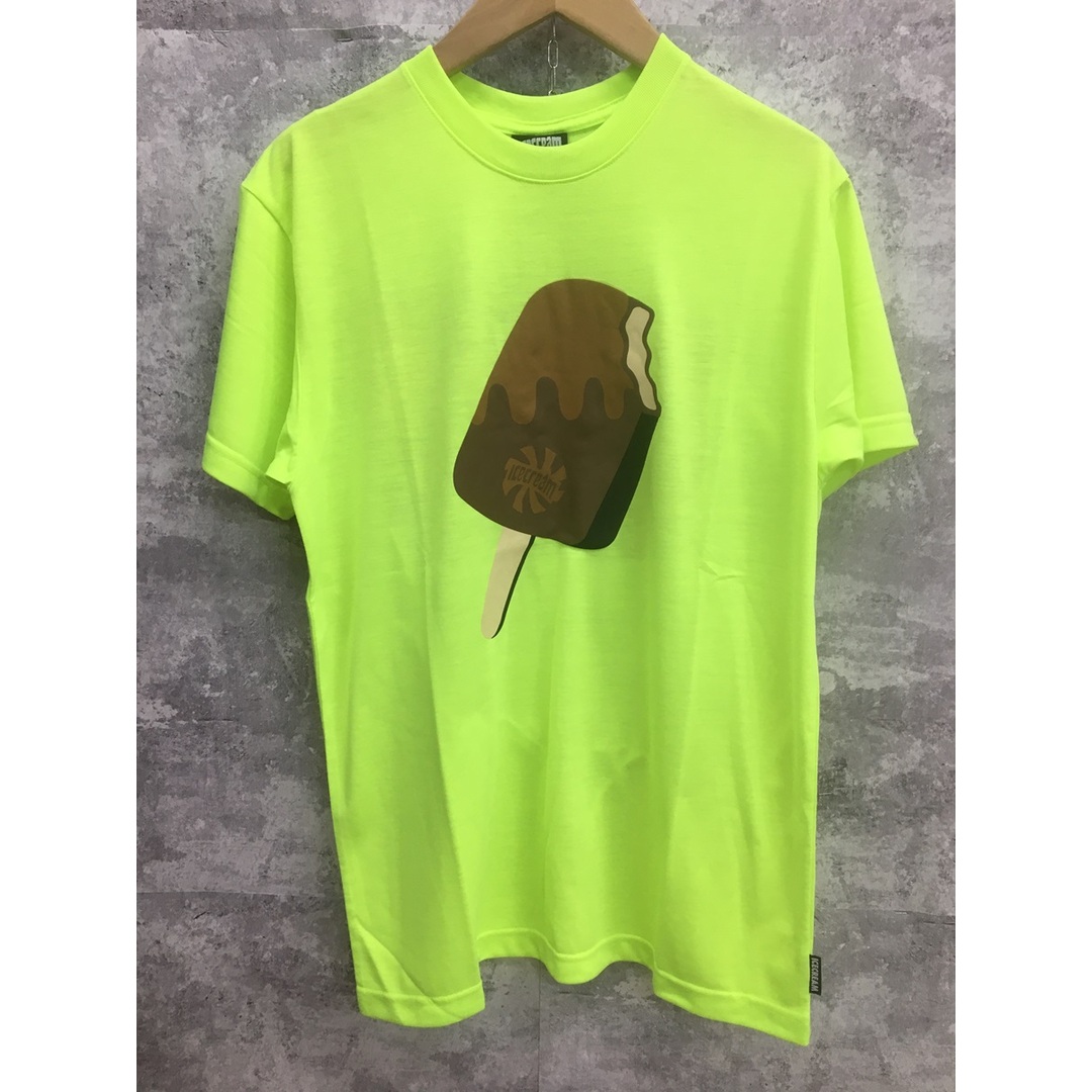 ICE CREAM(アイスクリーム)のICECREAM BITE SS TEE アイスクリーム バイト Tシャツ ネオンイエロー【3481-004】 メンズのトップス(Tシャツ/カットソー(半袖/袖なし))の商品写真