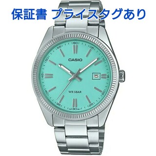 カシオ(CASIO)のカシオ MTP-1302D-2A2JF ターコイズブルー 新品未使用(腕時計(アナログ))