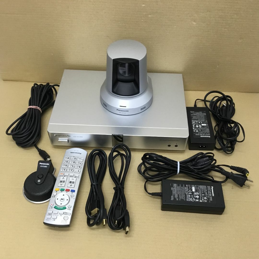 Panasonic ビデオ会議システム KX-VC300 カメラ(GP-VD130) マイク(KX-VCA002)付属品