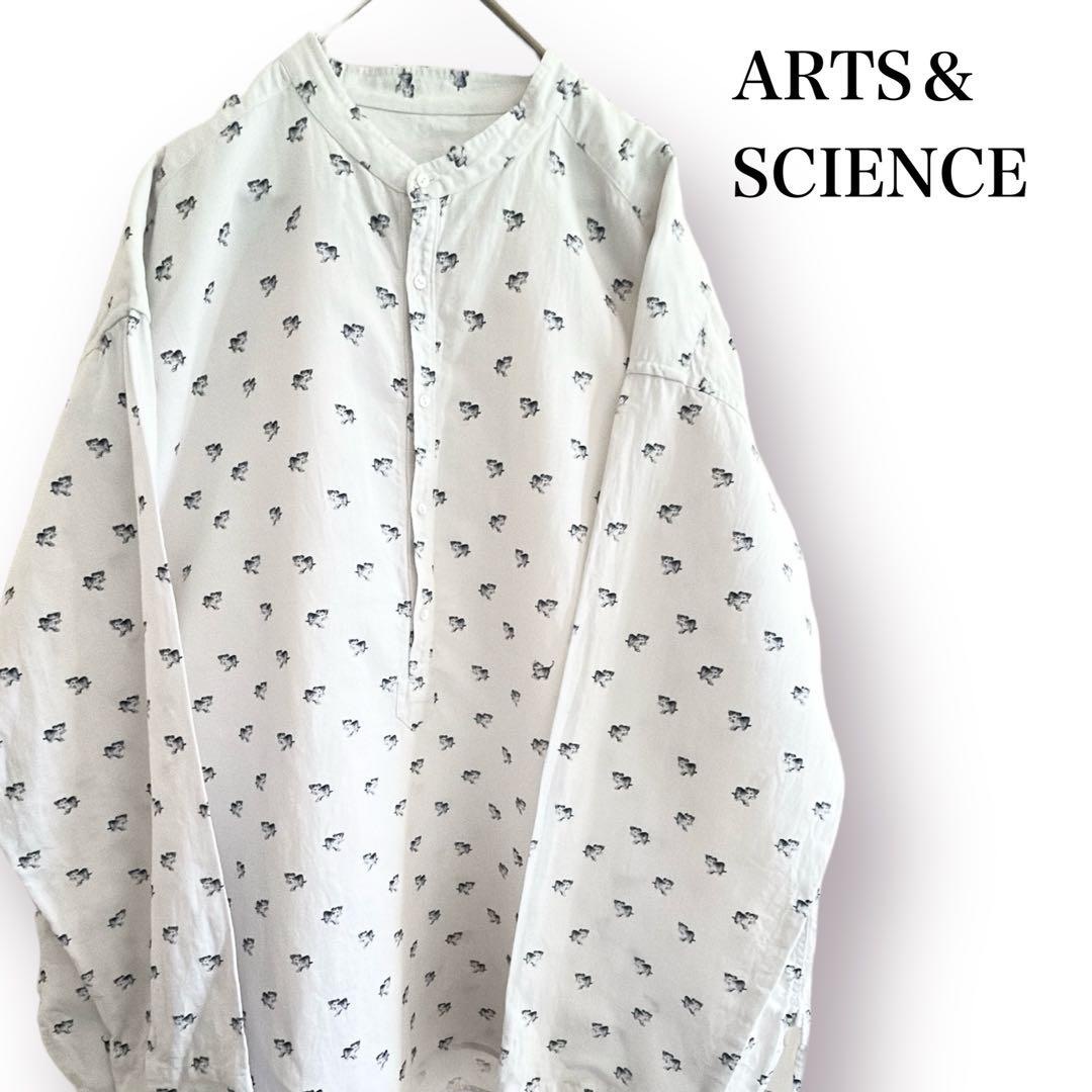 ARTS&SCIENCE(アーツアンドサイエンス)の美品 ARTS＆SCIENCE mini collar gather shirt レディースのトップス(シャツ/ブラウス(長袖/七分))の商品写真