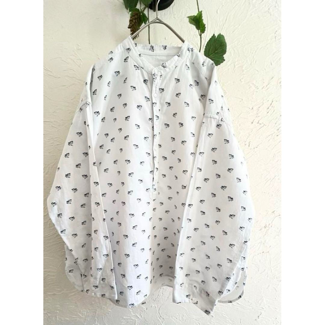 ARTS&SCIENCE(アーツアンドサイエンス)の美品 ARTS＆SCIENCE mini collar gather shirt レディースのトップス(シャツ/ブラウス(長袖/七分))の商品写真