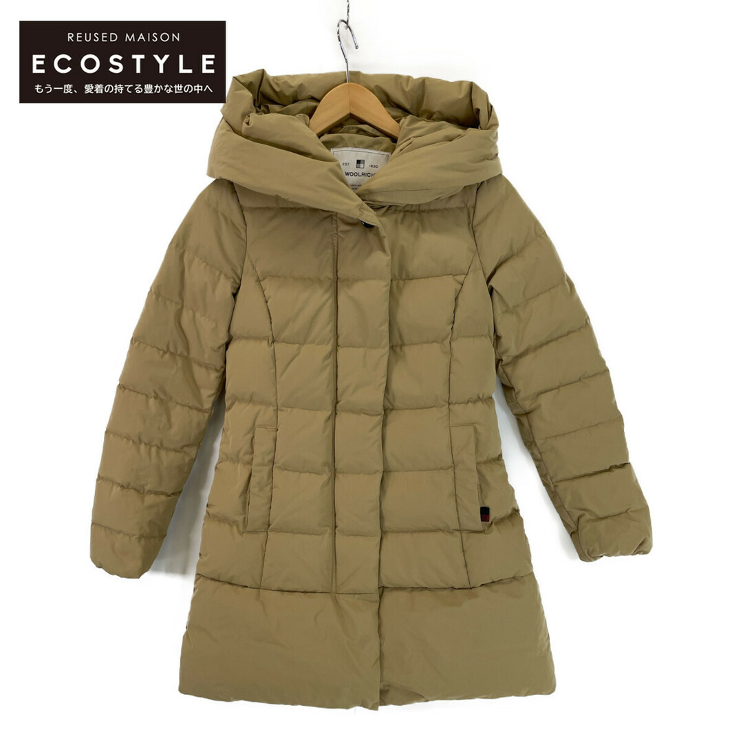 WOOLRICH(ウールリッチ)のウールリッチ WWOU0293 パフィープレスコット ベージュ ダウンコート XS レディースのジャケット/アウター(その他)の商品写真