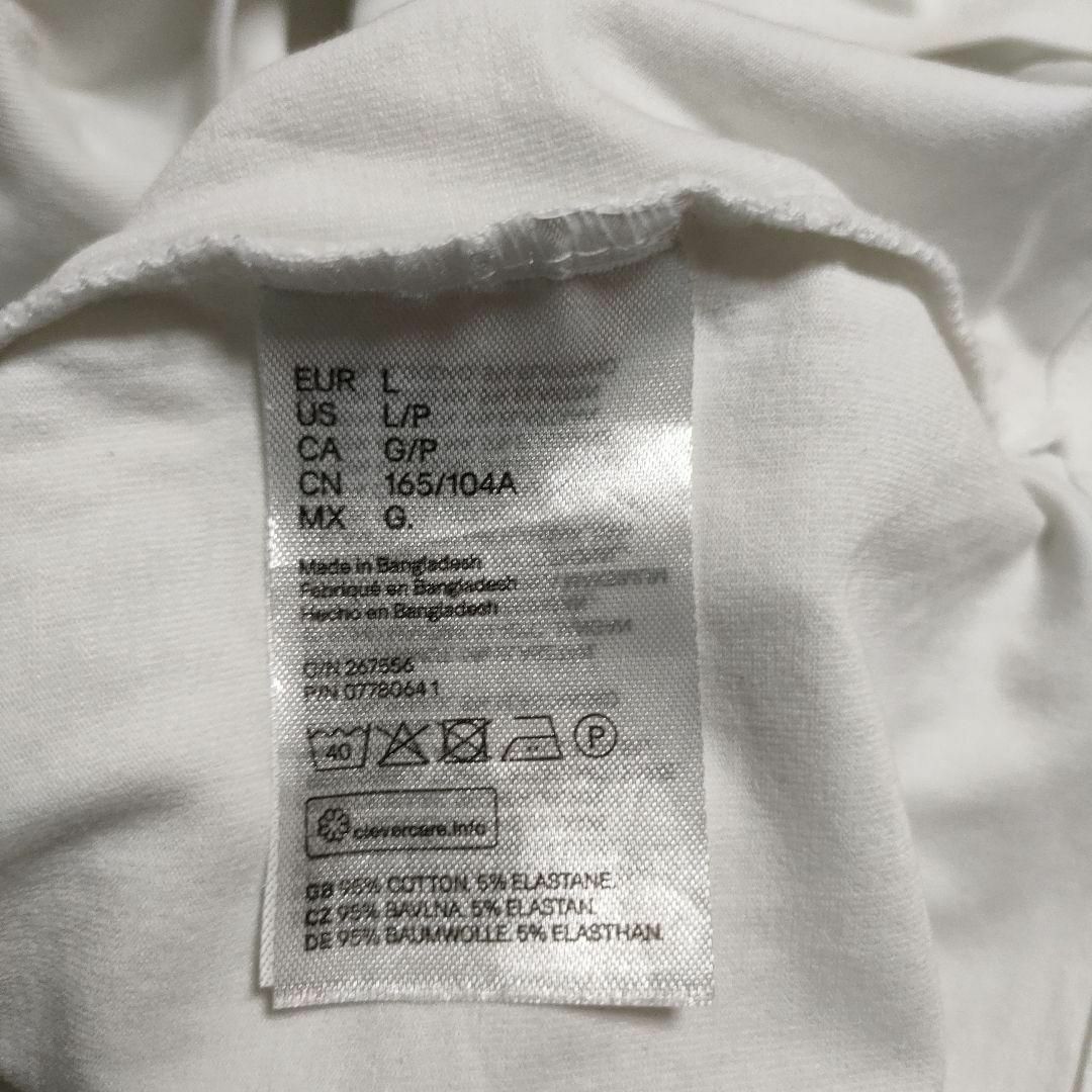 H&M(エイチアンドエム)のHアンドM　サイズL(165/104A)　Tシャツ レディースのトップス(Tシャツ(半袖/袖なし))の商品写真