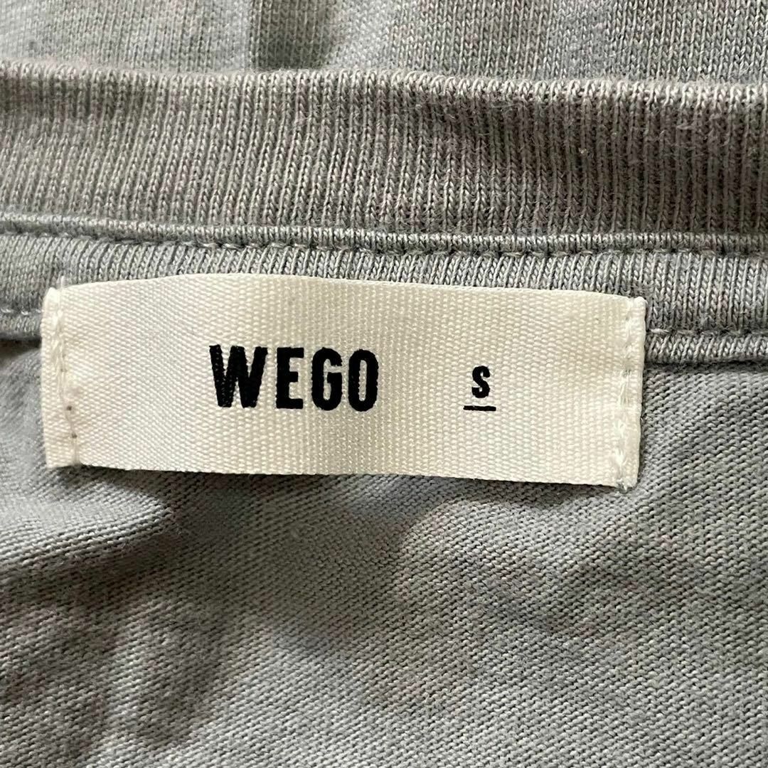 WEGO(ウィゴー)のWEGO ウィゴー (S) コットン ネコプリント Tシャツ グレー 半袖 レディースのトップス(Tシャツ(半袖/袖なし))の商品写真
