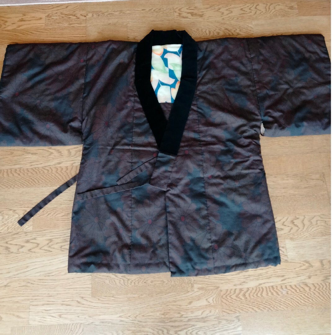 半纏　ねんねこ半纏　手作り　ハンドメイド　昭和レトロ レディースのジャケット/アウター(その他)の商品写真
