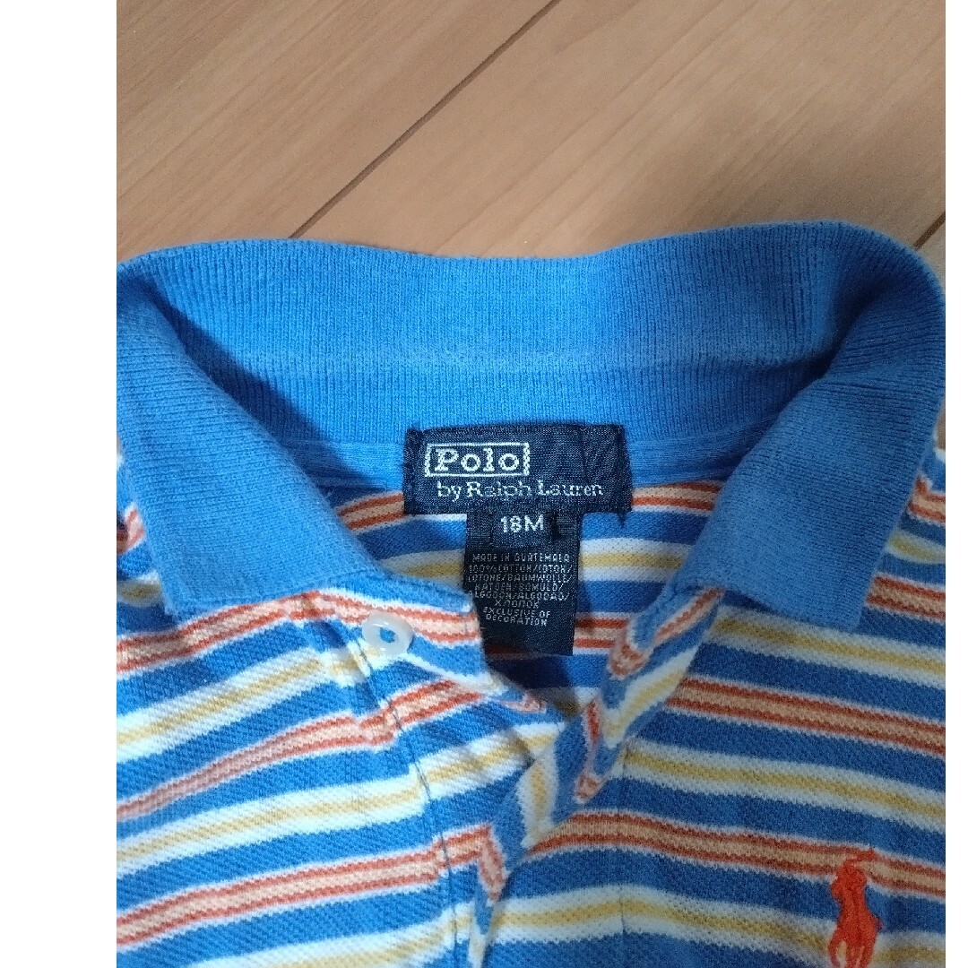 POLO RALPH LAUREN(ポロラルフローレン)のラルフローレン　半袖　ポロシャツ　18M キッズ/ベビー/マタニティのキッズ服男の子用(90cm~)(Tシャツ/カットソー)の商品写真