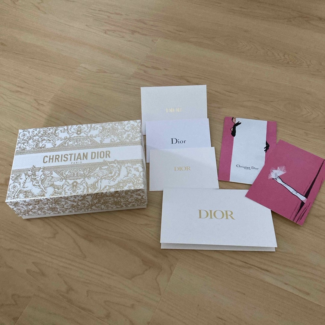 Dior(ディオール)のディオールの箱とカード レディースのバッグ(ショップ袋)の商品写真