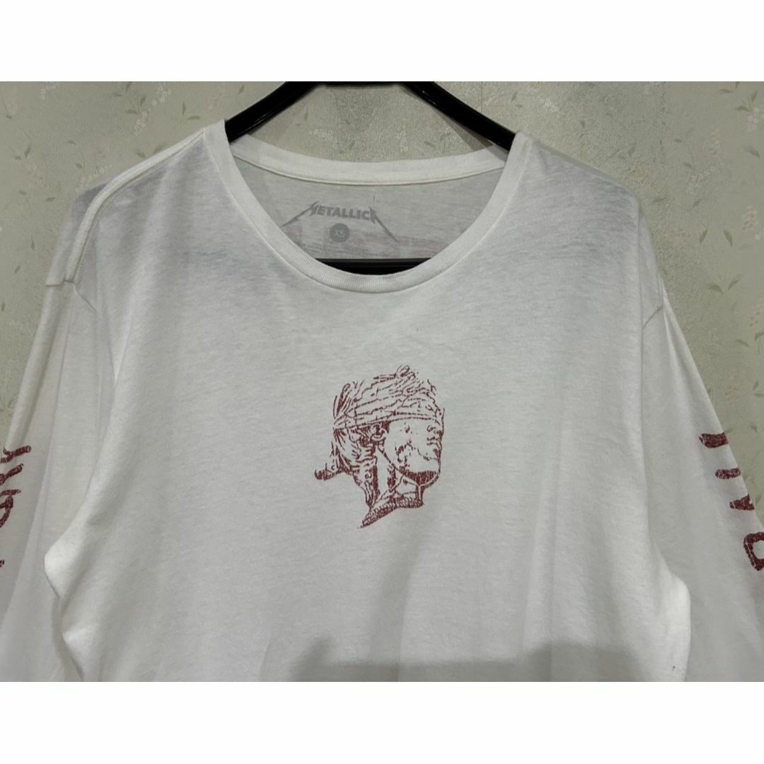 METALLICA(メタリカ)の＊METALLICA ジャスティス かすれプリント ロンT 長袖Tシャツ XS メンズのトップス(Tシャツ/カットソー(七分/長袖))の商品写真