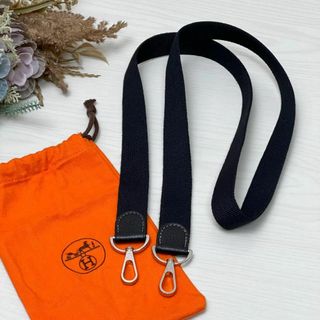 エルメス(Hermes)のHERMES エルメス ガーデンパーティ ショルダーストラップ ブラック(その他)