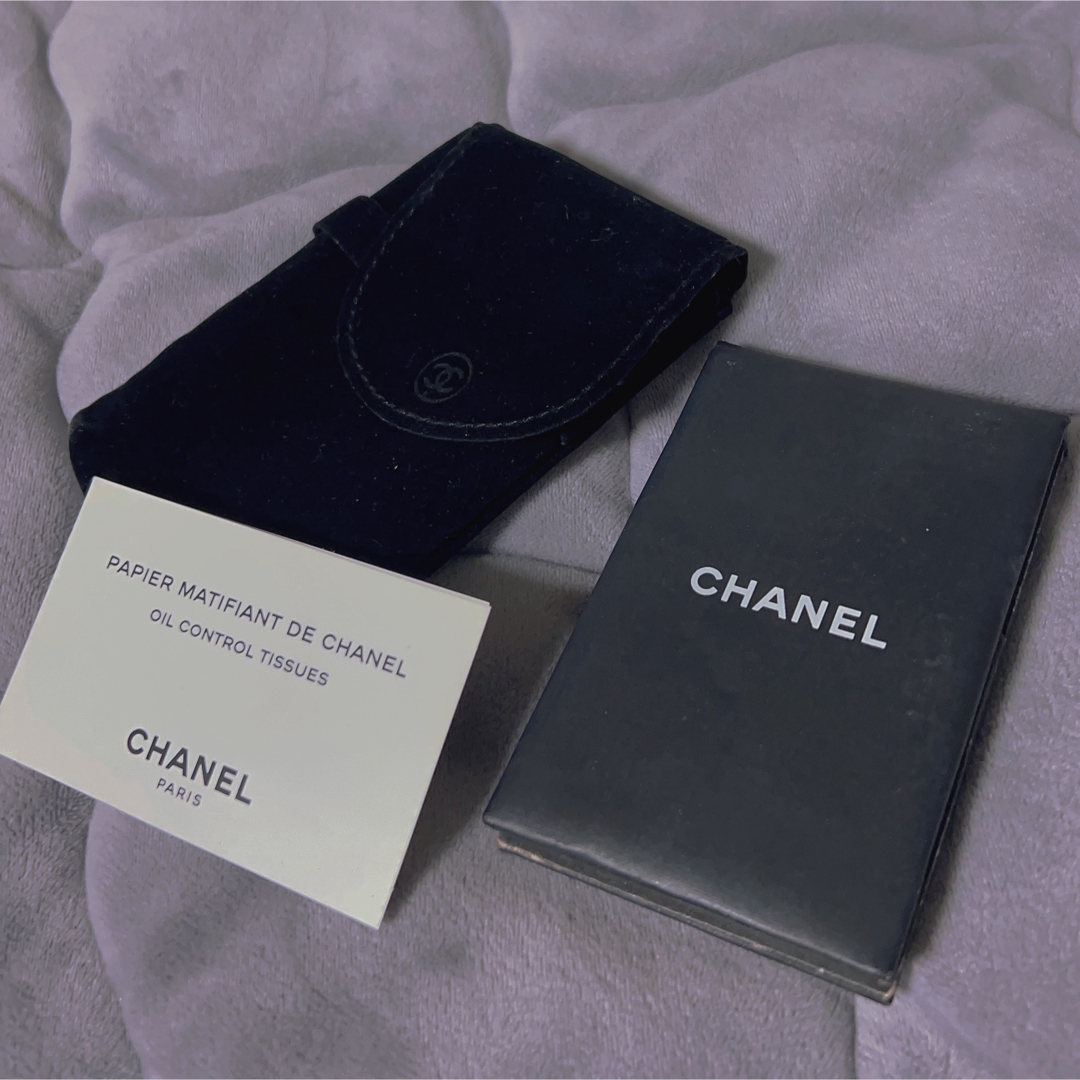 CHANEL - シャネル オイルコントロールティッシュ ミラー付き 脂とり紙