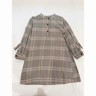 ザラキッズ(ZARA KIDS)のZARA girl バンドカラーワンピース(ワンピース)