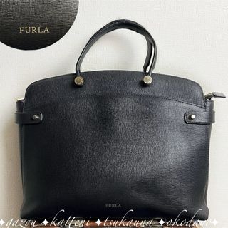 フルラ(Furla)のフルラ アガタ ハンドバッグ トートバッグA4 レザー 黒 ブラック(ハンドバッグ)