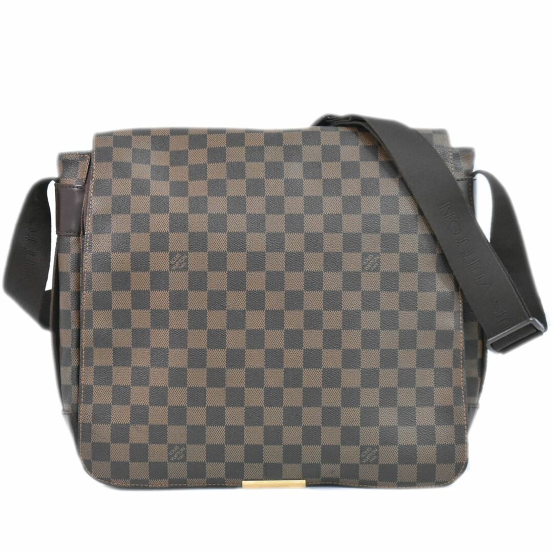 メンズ本物 ルイヴィトン LOUIS VUITTON LV バスティーユ ダミエ エベヌ ショルダーバッグ メッセンジャーバッグ ブラウン N45258 Bastille ビトン バッグ