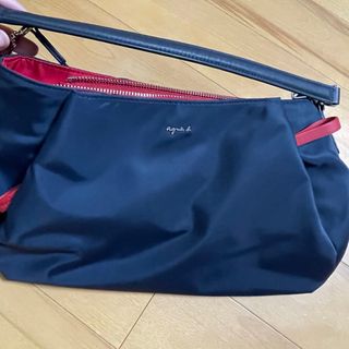アニエスベー ネイビーレッド 2wayショルダーバッグ アニエスベー ネイビーレッド 2wayショルダーバッグ