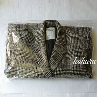 アパルトモンドゥーズィエムクラス(L'Appartement DEUXIEME CLASSE)の新品◇最新作 L'Appartement CHECK W COAT(ロングコート)