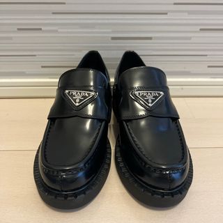 PRADA ローファー 36(23cm)(ローファー/革靴)