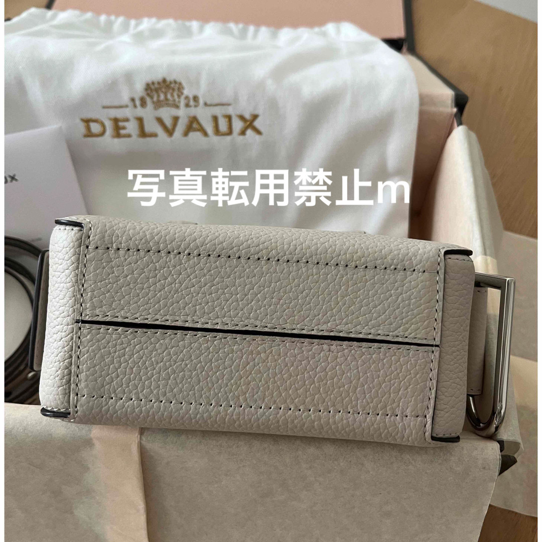 DELVAUX(デルヴォー)の8080❤︎様専用！デルヴォー　クールボックスナノ　セサミ　2024新色　新品 レディースのバッグ(ハンドバッグ)の商品写真