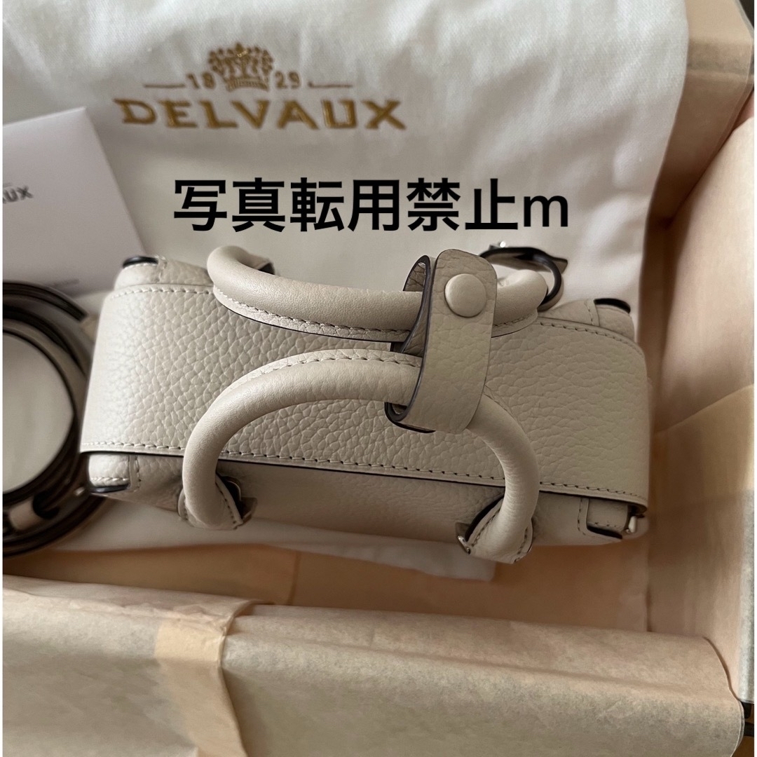 DELVAUX(デルヴォー)の8080❤︎様専用！デルヴォー　クールボックスナノ　セサミ　2024新色　新品 レディースのバッグ(ハンドバッグ)の商品写真