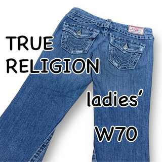 トゥルーレリジョン(True Religion)のTRUE RELIGION トゥルーレリジョン USA製 W25 ウエスト70(デニム/ジーンズ)