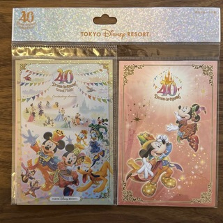 ディズニー(Disney)の新品！ディズニー　４０周年 グランドフィナーレ　ポストカード5枚(写真/ポストカード)