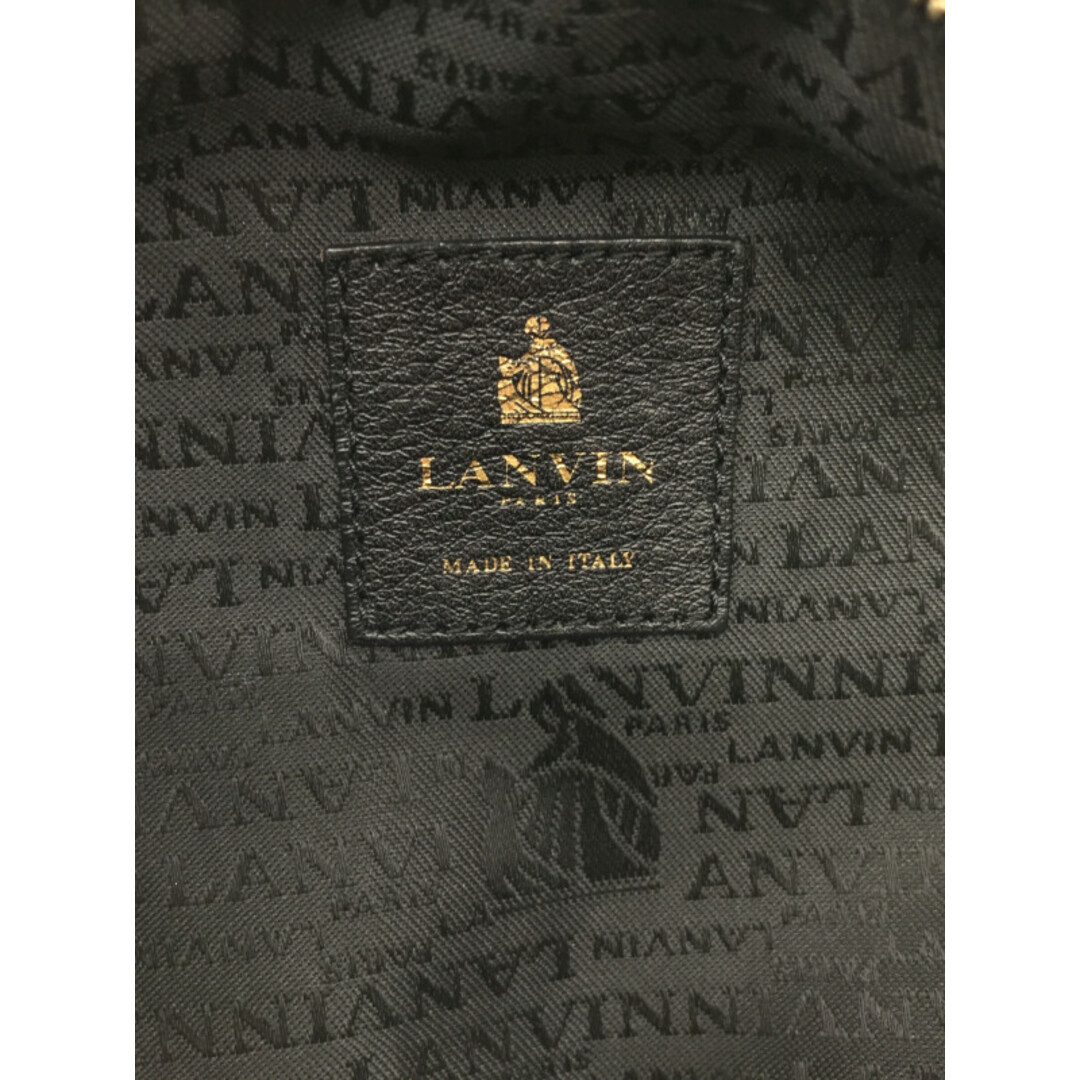 LANVIN(ランバン)のLANVIN ランバン キルティングレザーポーチ ブラック レディースのファッション小物(ポーチ)の商品写真