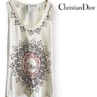 クリスチャンディオール(Christian Dior)のChristian Dior 2006 ガリアーノ期 タンクトップ スパンコール(タンクトップ)