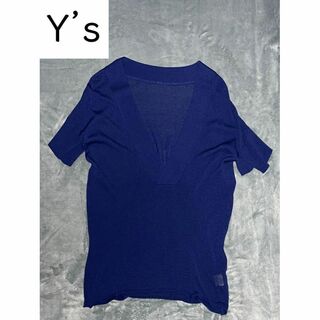 ワイズ(Y's)のY's ワイズ Yohji Yamamoto ニット Vネック サイドオープン(ニット/セーター)