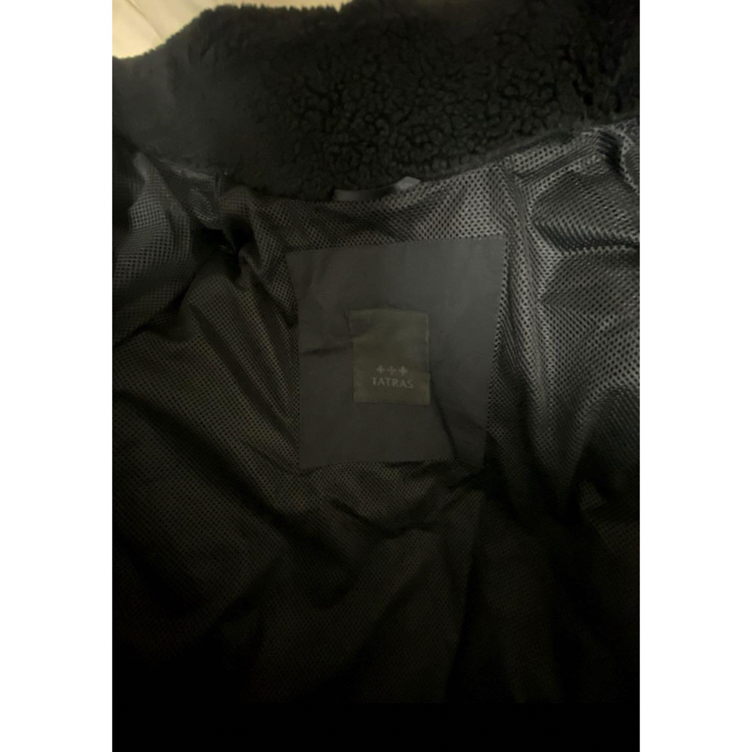 TATRAS(タトラス)の新品 TATRAS NOBLE 別注　ボアブルゾン　黒 レディースのジャケット/アウター(ブルゾン)の商品写真