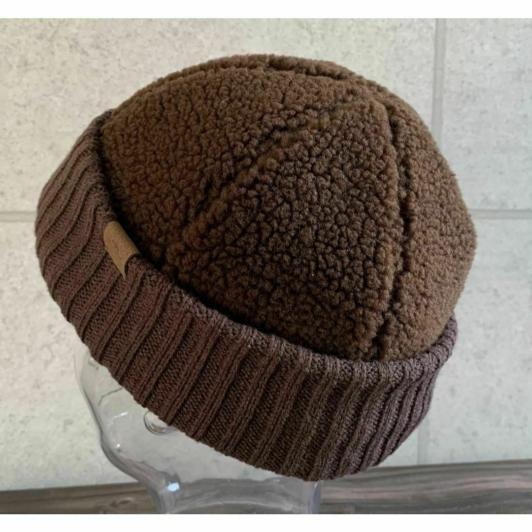 Ruben(ルーベン)の送料込 ルーベン ボア ワッチ エコボア フィッシャーマン ロール キャップ R メンズの帽子(ニット帽/ビーニー)の商品写真