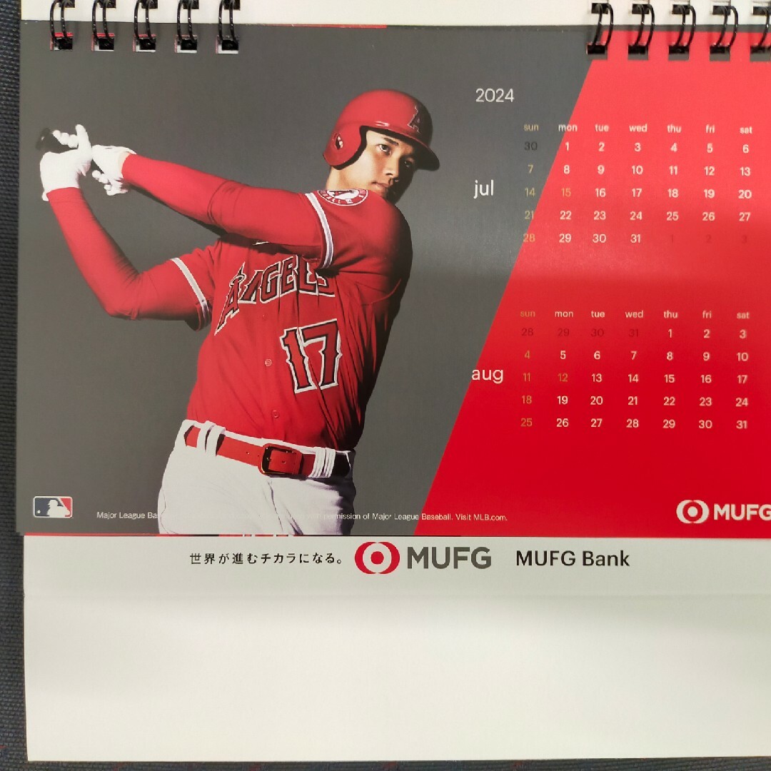 大谷翔平2024卓上カレンダー エンタメ/ホビーの声優グッズ(カレンダー)の商品写真