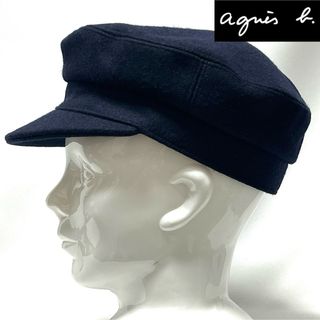 agnes b. - 【超美品】上質フランス製agnis b.アニエス マニッシュなウールキャスケット