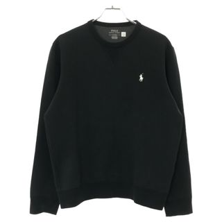 ポロラルフローレン(POLO RALPH LAUREN)のPOLO RALPH LAUREN ポロラルフローレン クルーネックスウェットトレーナー ブラック M(スウェット)