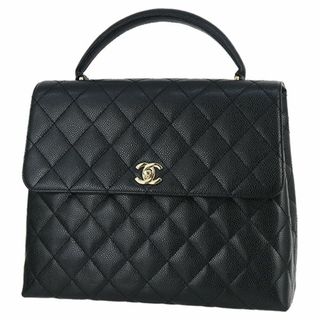 シャネル(CHANEL)のシャネル バッグ レディース ハンドバッグ マトラッセ ブラック ヴィンテージ 美品 6334(ハンドバッグ)