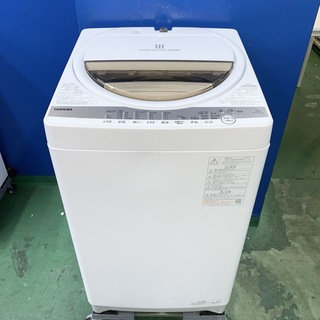 大阪★配送無料エリア有！「T460」2021年式　TOSHIBA洗濯機　6kgコンロ