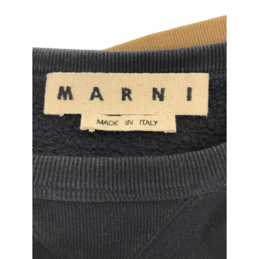 Marni(マルニ)のMARNI マルニ 18AW テーピング クルーネックスウェットトレーナー ネイビー 44 FUMU0010QT メンズのトップス(スウェット)の商品写真