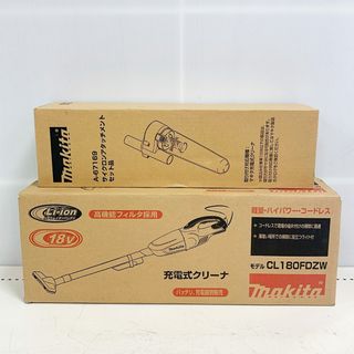 マキタ(Makita)の♭♭MAKITA マキタ 充電式クリーナー　サイクロンアタッチメント付属 CL180FDZW バッテリー1個付（充電回数2回）(その他)