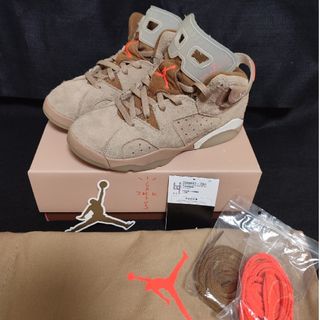 ナイキ(NIKE)のTravis Scott  × Nike  Air Jordan 6 20cm(スニーカー)