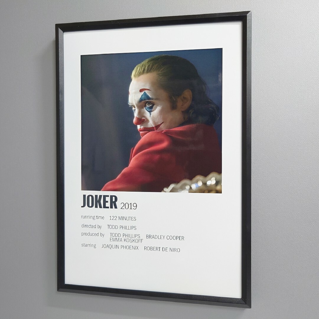 No.P190 A4 ジョーカー joker ポスター 写真 アート 映画 ハンドメイドのインテリア/家具(アート/写真)の商品写真