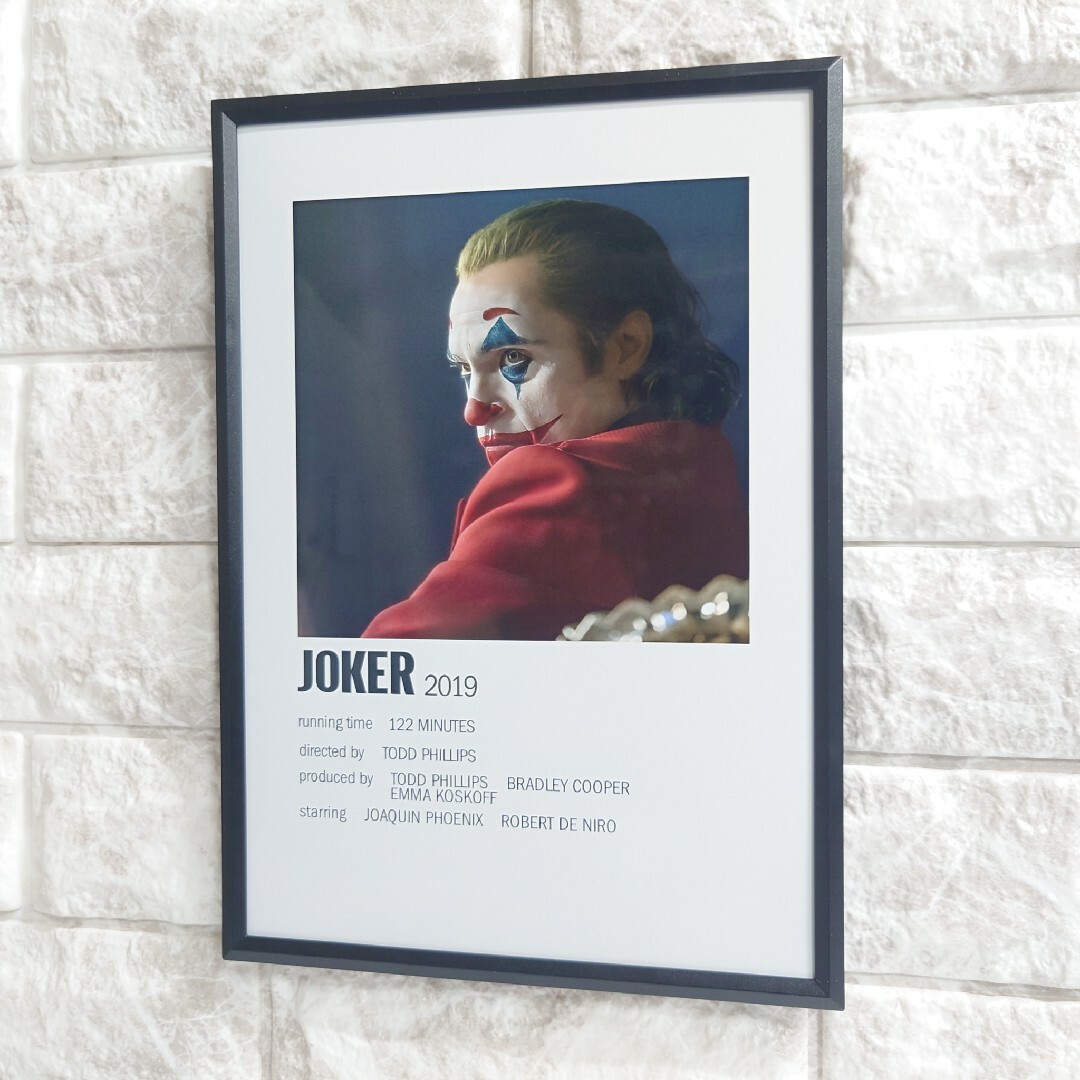 No.P190 A4 ジョーカー joker ポスター 写真 アート 映画 ハンドメイドのインテリア/家具(アート/写真)の商品写真