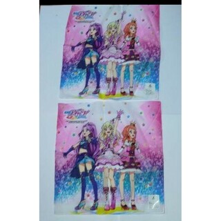 バンダイ(BANDAI)の[新品]ハンカチ☆劇場版アイドルカツドウ☆BANDAI☆2枚(タオル)