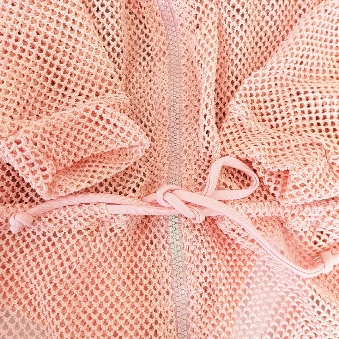 ラッシュガード水着　 ピンク　ビキニ　体型カバー　 ジップアップパーカー レディースの水着/浴衣(水着)の商品写真